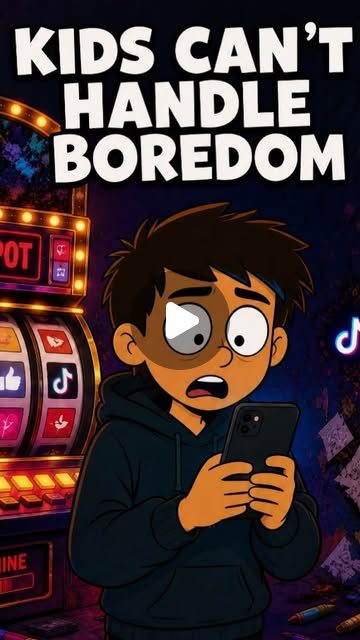 Cover of the Reel "Why boredom feels so hard for kids now"